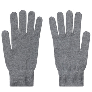 Paul Smith Zebra Logo Wool Gloves Grey - Parasol Store