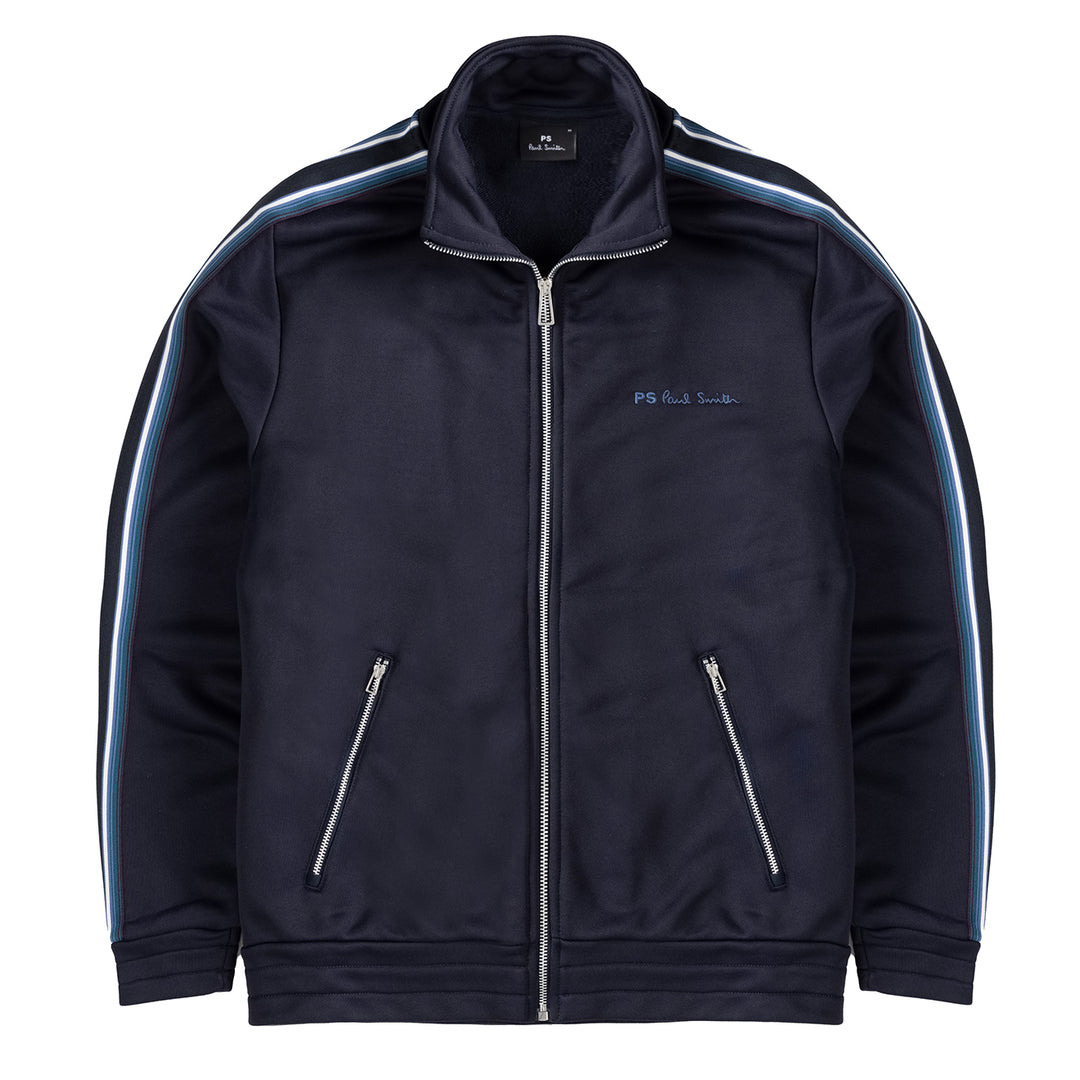 Paul Smith Zip Funnel Neck Sweat Very Dark Navy - Parasol Store