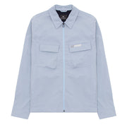 Paul Smith Zip Overshirt Light Blue - Parasol Store