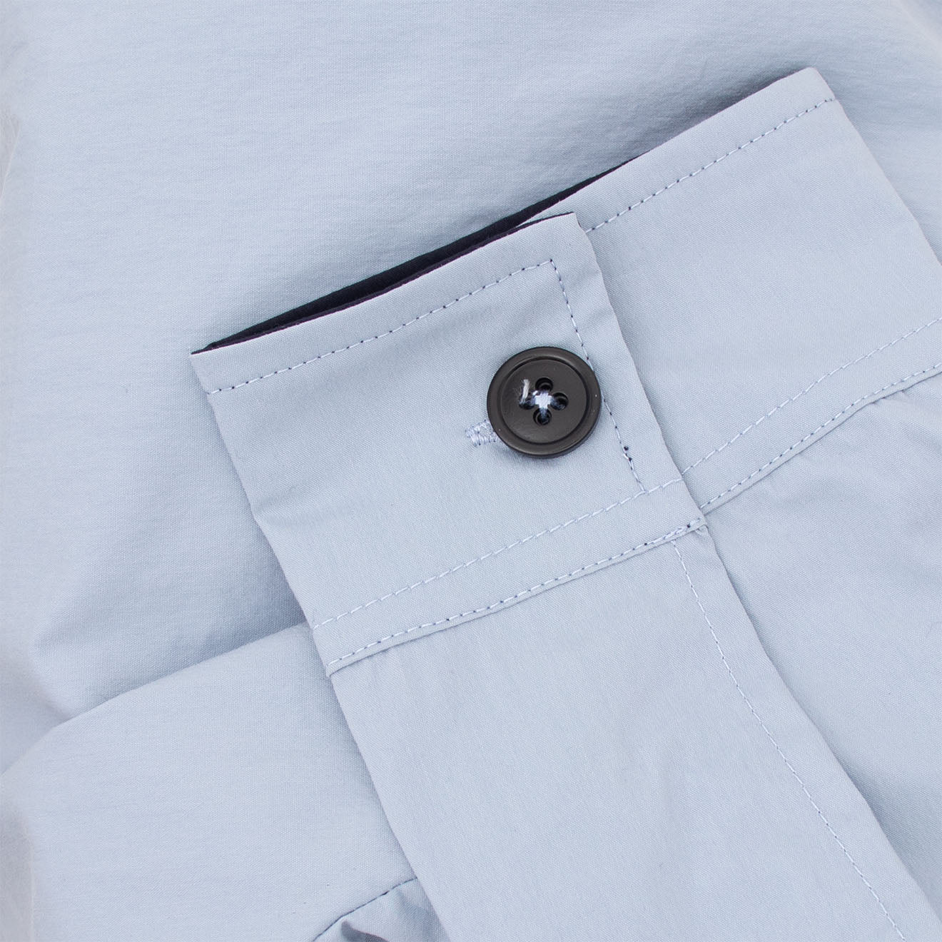 Paul Smith Zip Overshirt Light Blue - Parasol Store