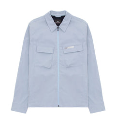 Paul Smith Zip Overshirt Light Blue - Parasol Store