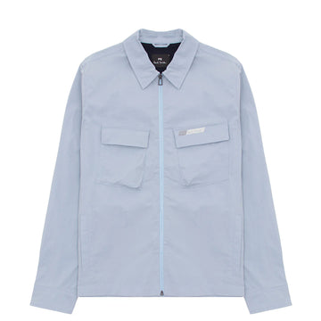 Paul Smith Zip Overshirt Light Blue - Parasol Store