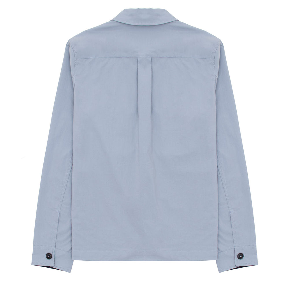 Paul Smith Zip Overshirt Light Blue - Parasol Store