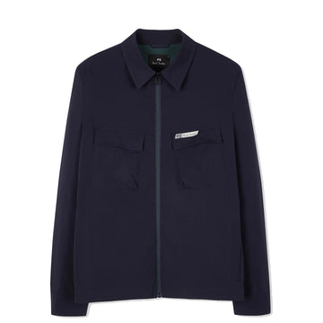 Paul Smith Zip Overshirt Very Dark Navy - Parasol Store