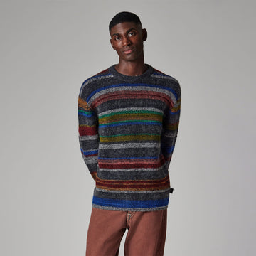Paul Smith 'Crayon Stripe' Cotton-Mohair Sweater Multicolour - Parasol Store