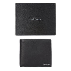 Paul Smith 'Mini Blur' Interior Billfold Wallet Black - Parasol Store