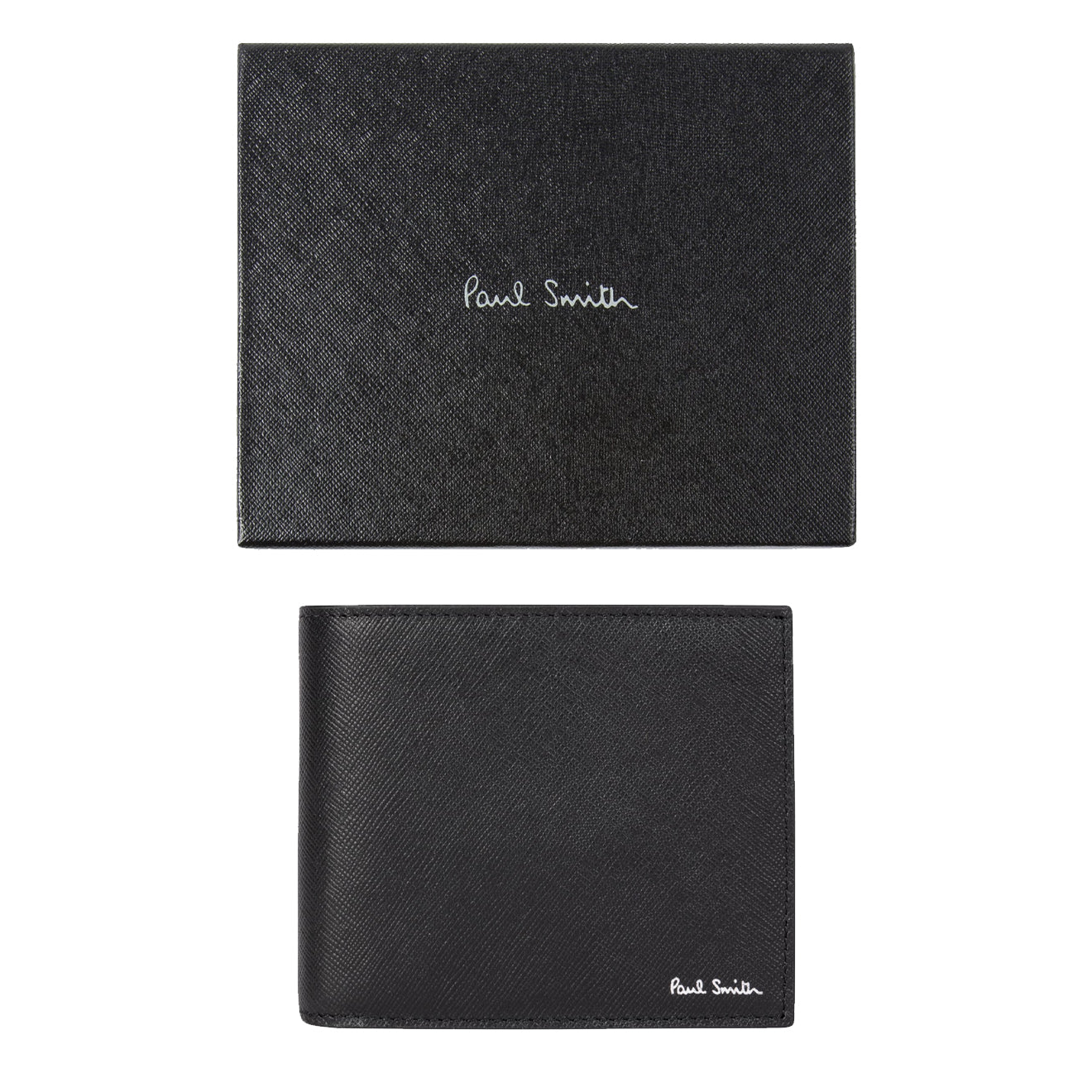 Paul Smith 'Mini Blur' Interior Billfold Wallet Black - Parasol Store