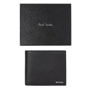 Paul Smith 'Mini Blur' Interior Billfold Wallet Black - Parasol Store
