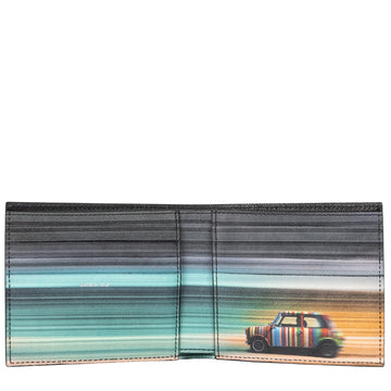 Paul Smith 'Mini Blur' Interior Billfold Wallet Black - Parasol Store