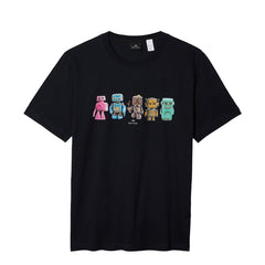 Paul Smith 'Robots' T-Shirt Navy Blue - Parasol Store