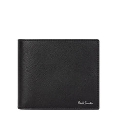 Paul Smith 'Signature Stripe Balloon' Interior Billfold Wallet Black - Parasol Store