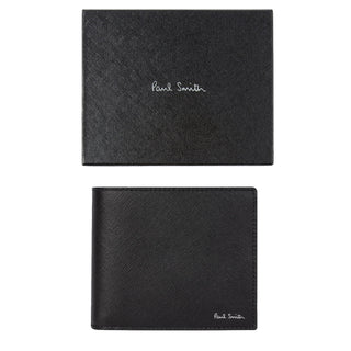 Paul Smith 'Signature Stripe Balloon' Interior Billfold Wallet Black - Parasol Store