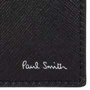 Paul Smith 'Signature Stripe Balloon' Interior Billfold Wallet Black - Parasol Store