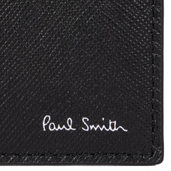 Paul Smith 'Signature Stripe Balloon' Interior Billfold Wallet Black - Parasol Store