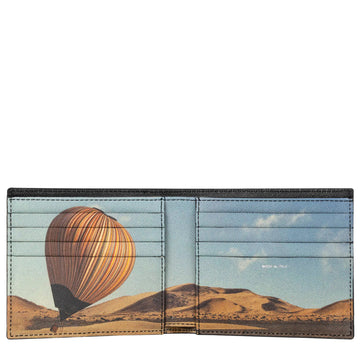 Paul Smith 'Signature Stripe Balloon' Interior Billfold Wallet Black - Parasol Store