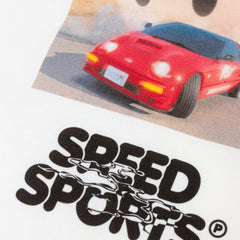 Pawa Speed Sports Desert Drift T-Shirt White - Parasol Store