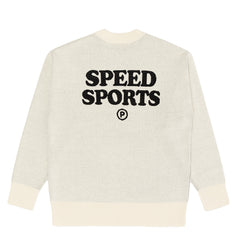 Pawa Speed Sports Doggo Knit Sweater Cream - Parasol Store