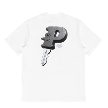 Pawa Speed Sports P-Key T-Shirt White - Parasol Store