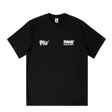 Pawa Sports Burnout T-Shirt Black