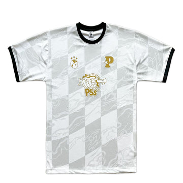 Pawa Sports Doggo Football Shirt Cream / Gold