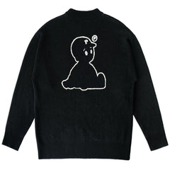 Pawa Sports OG Boy Knit Sweater Black - Parasol Store
