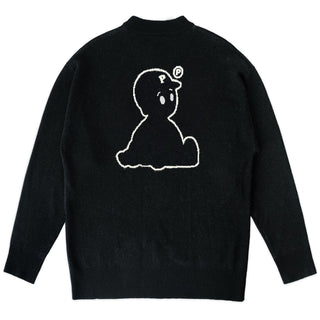 Pawa Sports OG Boy Knit Sweater Black - Parasol Store