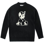 Pawa Sports OG Boy Knit Sweater Black - Parasol Store