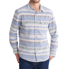 Pendleton Beach Shack Shirt Navy Stripe - Parasol Store