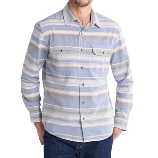 Pendleton Beach Shack Shirt Navy Stripe - Parasol Store