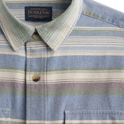 Pendleton Beach Shack Shirt Navy Stripe - Parasol Store