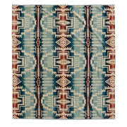 Pendleton Jacquard Towel For Two Silver Blue Harding Star - Parasol Store