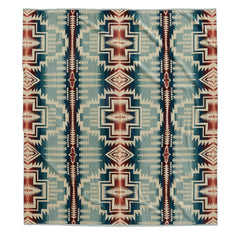 Pendleton Jacquard Towel For Two Silver Blue Harding Star - Parasol Store