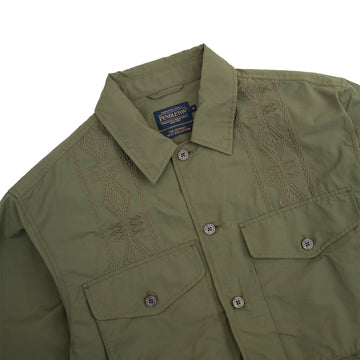 Pendleton Parachute Overshirt Olive - Parasol Store