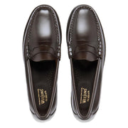 G.H.Bass Weejuns Larson Penny Loafers Chocolate Leather - Parasol Store