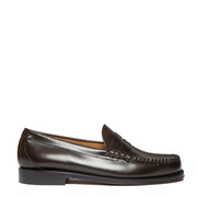 G.H.Bass Weejuns Larson Penny Loafers Chocolate Leather - Parasol Store