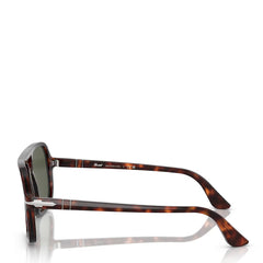 Persol 0P03328S 24/31 150-58 Sunglasses Havana / Green Lens - Parasol Store