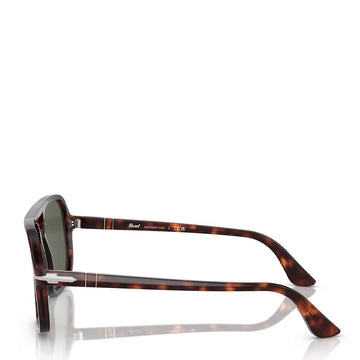 Persol 0P03328S 24/31 150-58 Sunglasses Havana / Green Lens - Parasol Store