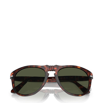 Persol 0PO0649 24/31 54 Sunglasses Crystal Havana / Green - Parasol Store