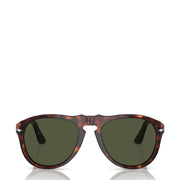 Persol 0PO0649 24/31 54 Sunglasses Crystal Havana / Green - Parasol Store