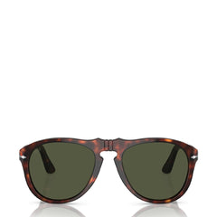 Persol 0PO0649 24/31 54 Sunglasses Crystal Havana / Green - Parasol Store