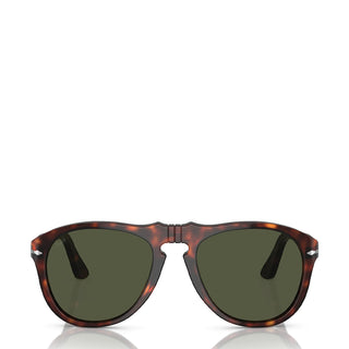 Persol 0PO0649 24/31 54 Sunglasses Crystal Havana / Green - Parasol Store