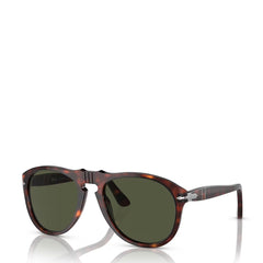 Persol 0PO0649 24/31 54 Sunglasses Crystal Havana / Green - Parasol Store