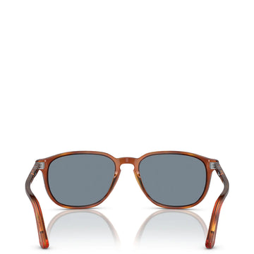 Persol 0PO3019S 96/56 55 Sunglasses Terra Di Siena / Light Blue - Parasol Store