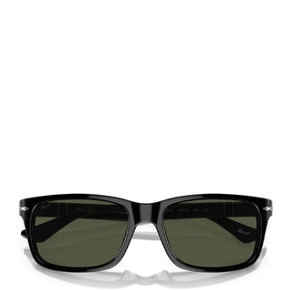 Persol 0PO3048S 900058  58 Sunglasses Black / Green Polarized - Parasol Store
