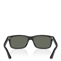 Persol 0PO3048S 900058  58 Sunglasses Black / Green Polarized