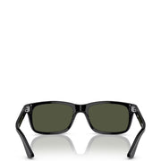 Persol 0PO3048S 900058  58 Sunglasses Black / Green Polarized - Parasol Store