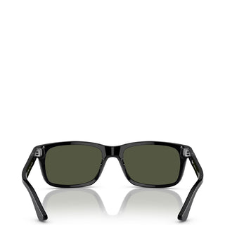 Persol 0PO3048S 900058  58 Sunglasses Black / Green Polarized - Parasol Store