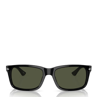 Persol 0PO3048S 900058  58 Sunglasses Black / Green Polarized - Parasol Store