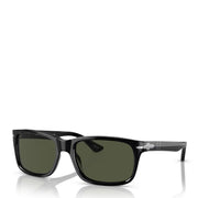 Persol 0PO3048S 900058  58 Sunglasses Black / Green Polarized - Parasol Store