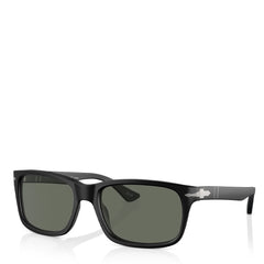 Persol 0PO3048S 900058  58 Sunglasses Black / Green Polarized